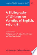 A bibliography of writings on varieties of English, 1965-1983