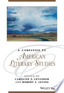 A companion to American literary studies /