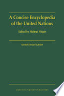 A concise encyclopedia of the United Nations /