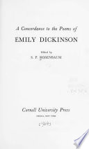 A concordance to the poems of Emily Dickinson /