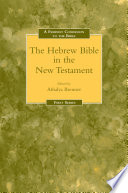 A feminist companion to the Hebrew Bible in the New Testament / edited by Athalya Brenner.