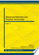 Advanced materials and process technology : selected, peer reviewed papers from the 2nd International Conference on Advanced Design and Manufacturing Engineering (ADME 2012), August 16-18, 2012, Taiyuan, China /