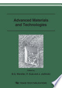 Advanced materials and technologies : selected topics from the 17th Physical Metallurgy and Materials Science International Conference in Ambassador, Lodz, Poland, 2004 /