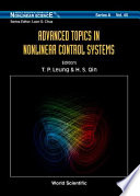 Advanced topics in nonlinear control systems /