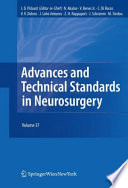 Advances and technical standards in neurosurgery.