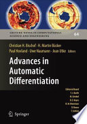 Advances in automatic differentiation /