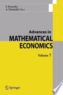 Advances in mathematical economics.