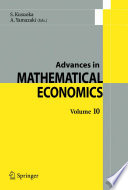 Advances in mathematical economics.