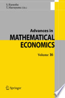 Advances in mathematical economics.