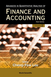 Advances in quantitative analysis of finance and accounting.