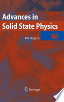 Advances in solid state physics. Rolf Haug (Ed.).