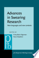 Advances in swearing research : new languages and new contexts /