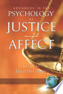 Advances in the psychology of justice and affect /