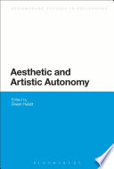 Aesthetic and artistic autonomy /