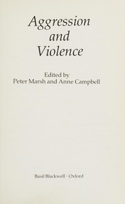 Aggression and violence /
