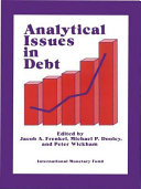 Analytical issues in debt /