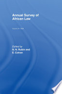 Annual survey of African law.