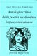 Antología crítica de la poesía modernista hispanoamericana /