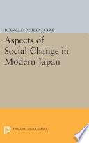 Aspects of social change in modern Japan /