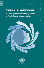 Auditing for social change : a strategy for citizen engagement in public sector accountability.