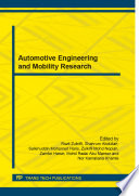 Automotive engineering and mobility research : selected, peer reviewed papers from the 2nd International Conference on Recent Advances in Automotive Engineering and Mobility Research (ReCAR 2013), December 16-18, 2013, Kuala Lumpur, Malaysia /