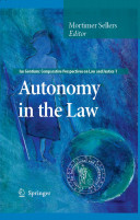 Autonomy in the law /