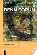 Benn Forum. Beitrage zur literarischen Moderne /