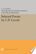 C.P. Cavafy : selected poems /