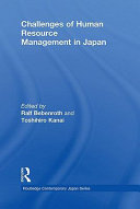 Challenges of human resource management in Japan /