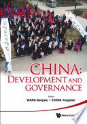 China : Development and Governance /