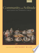 Community and solitude : new essays on Johnson's circle /