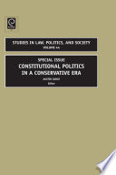 Constitutional politics in a conservative era / edited by Austin Sarat.