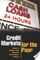 Credit markets for the poor /