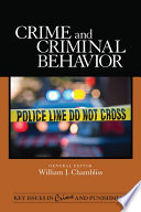 Crime and criminal behavior /