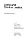 Crime and criminal justice : issues in public policy analysis /