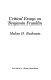 Critical essays on Benjamin Franklin /