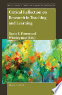 Critical reflection on research in teaching and learning /