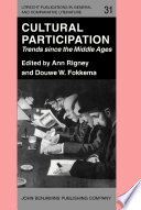 Cultural participation : trends since the Middle Ages /