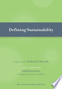 Defining sustainability /