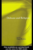 Deleuze and religion /