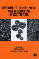 Democracy, development and discontent in South Asia /