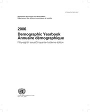Demographic yearbook. Annuaire démographique. Department of Economic and Social Affairs, Statistical Division.
