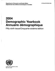 Demographic yearbook. Annuaire démographique. Department of Economic and Social Affairs.