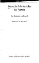 Deutsche Schriftsteller im Porträt : d. Zeitalter d. Barock /