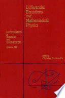 Differential equations and mathematical physics : proceedings of the international conference held at the University of Alabama at Birmingham, March 15-21, 1990 / edited by Christer Bennewitz.