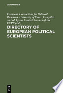 Directory of European political scientists /