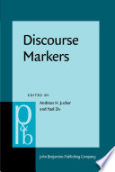 Discourse markers descriptions and theory /