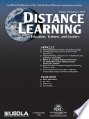 Distance learning : ... for educators, trainers, and leaders.