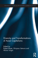 Diversity and transformations of Asian capitalisms