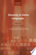 Diversity in sinitic languages /